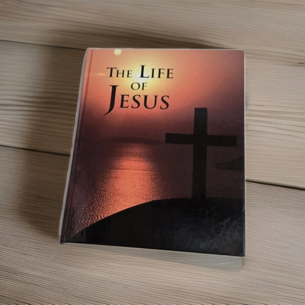 The Life of Jesus Hardcover Book 2002 Inspirational Christian Coffee Table Art